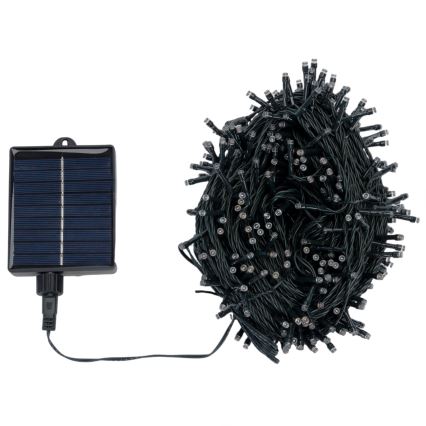 Aigostar - LED solarny łańcuch świąteczny 500xLED/8 funkcji 52m IP65 wielokolorowy 1200 mAh
