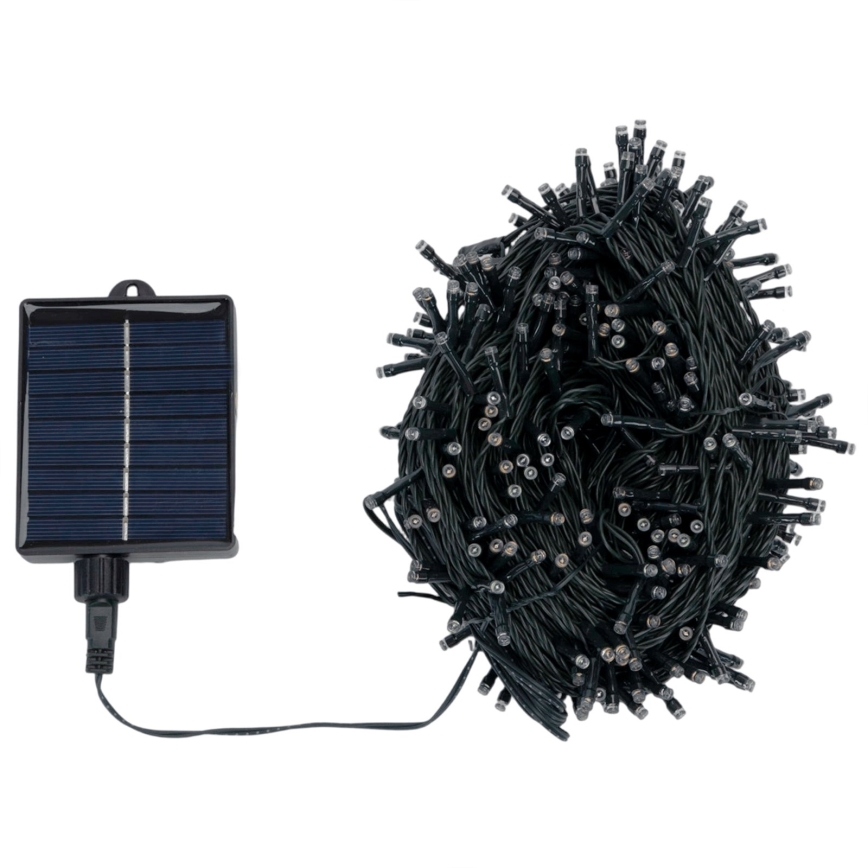 Aigostar - LED solarny łańcuch świąteczny 500xLED/8 funkcji 52m IP65 wielokolorowy 1200 mAh