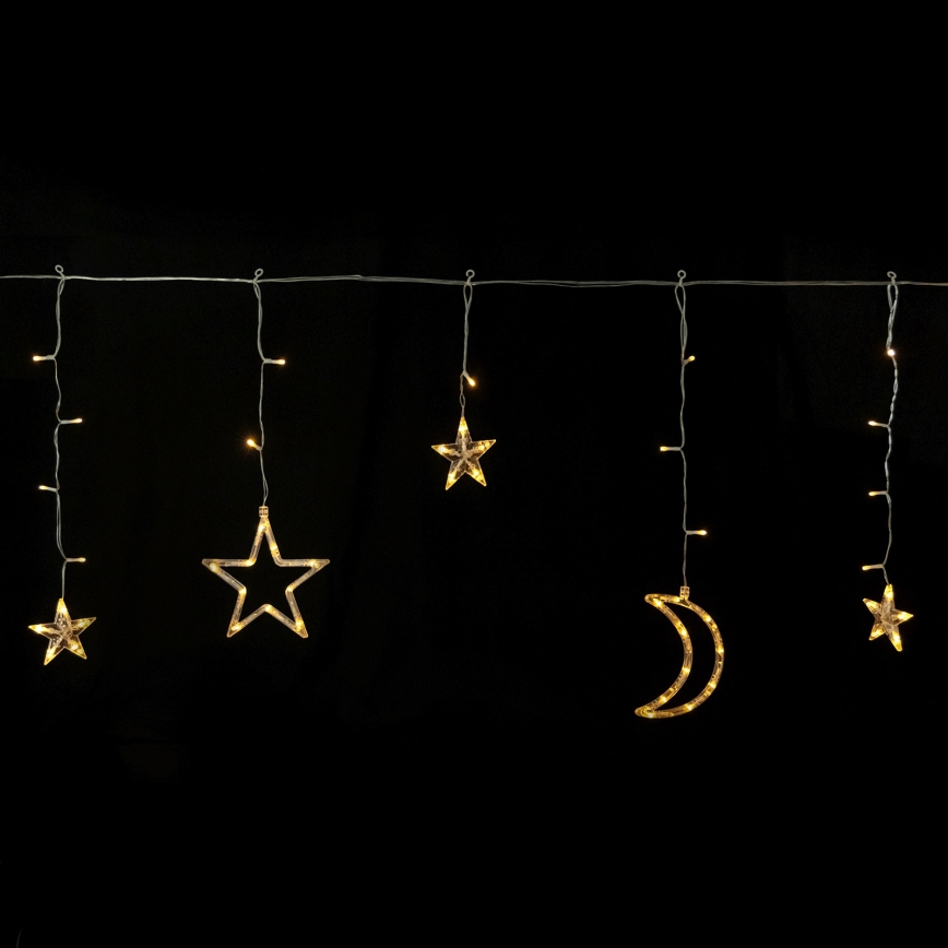 Aigostar - Solarny łańcuch LED 120xLED/8 funkcji 3x0,6m 500 mAh IP65 ciepła biała