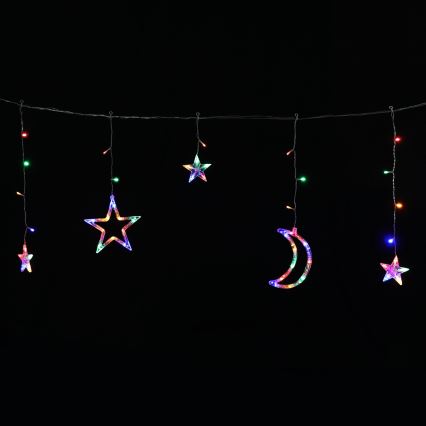 Aigostar - Girlanda solarna LED 120xLED/8 funkcji 3x0,6 m 500 mAh IP65 wielokolorowa
