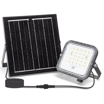 Aigostar - Solarny reflektor LED ściemnialny/50W/3,4V 3000/4000/6500K IP66 4000 mAh + zdalne sterowanie