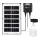 Aigostar - solarny żyrandol LED/35W/12V 3000 mAh 6500K IP65 śr. 10 cm + pilot zdalnego sterowania