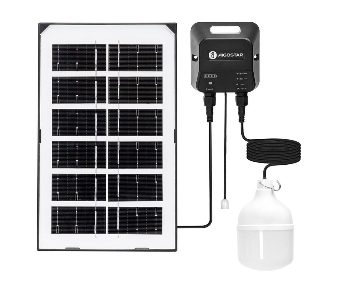 - Solarny żyrandol LED/35W/12V 3000 mAh 6500K śr. 10 cm