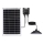 Aigostar - Solarny żyrandol LED/70W/12V 6000 mAh 6500K IP65 śr. 23,5 cm + pilot zdalnego sterowania