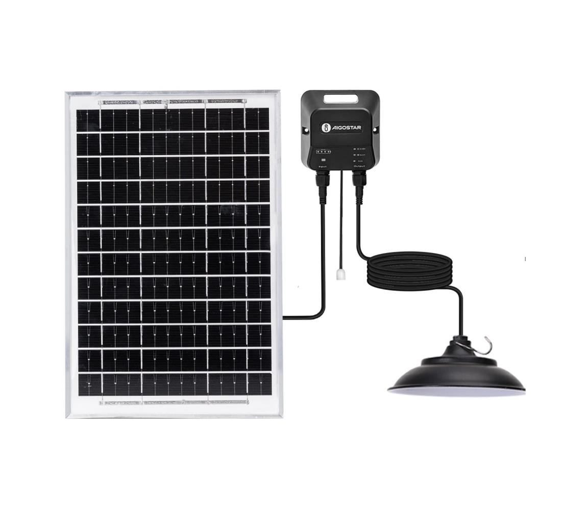 - Solarny żyrandol LED/70W/12V 6000 mAh 6500K śr. 23,5 cm
