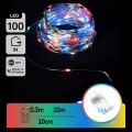 Aigostar - Świąteczny łańcuch LED 100xLED/3xAA 10,3m wielokolorowy