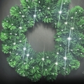 Aigostar - Świąteczny wieniec LED na zewnątrz 72xLED/3xAA śr. 50 cm IP44 zimna biel
