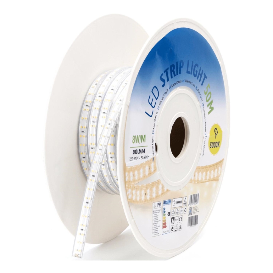 Aigostar - Taśma LED LED/400W/230V 50m 3000K IP65