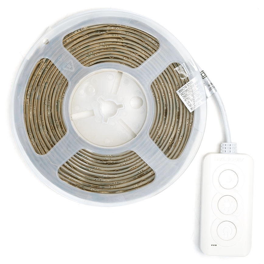 Aigostar - LED RGB Ściemnialna taśma 5m MESH Smart LED/24W/230V 2700-6500K + pilot zdalnego sterowania