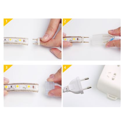 Aigostar - Taśma LED zewnętrzna 50m LED/350W/230V 3000K IP65