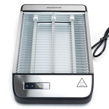 Aigostar - Toster 840-1000W/230V matowy chrom