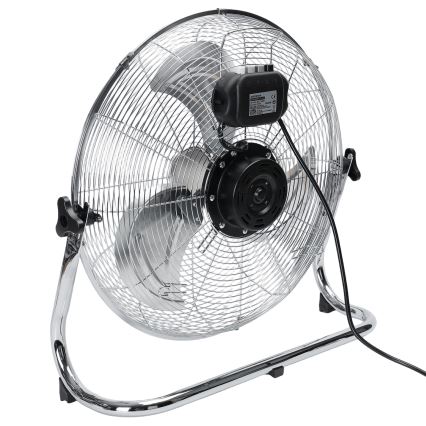 Aigostar - Wentylator podłogowy 100W/230V śr. 54 cm błyszczący chrom