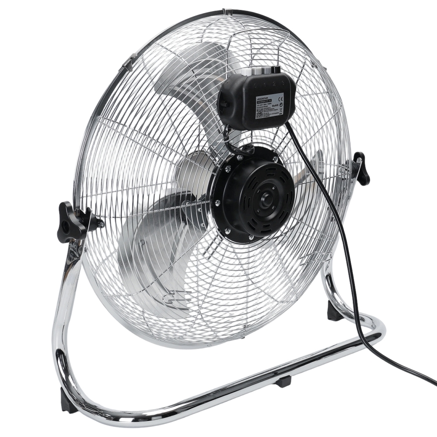 Aigostar - Wentylator podłogowy 100W/230V śr. 54 cm błyszczący chrom
