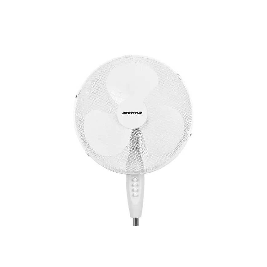 Aigostar - Wentylator podłogowy 40W/230V biały