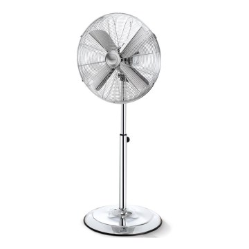 Aigostar - Wentylator podłogowy 50W/230V 44,8 cm chrom błyszczący