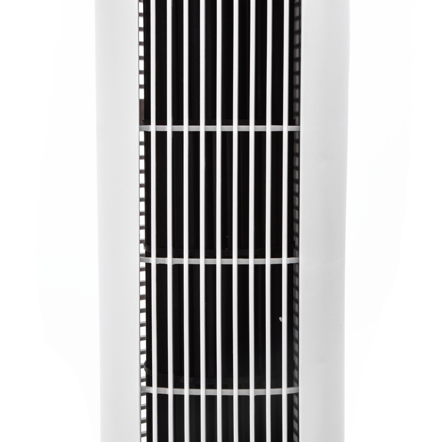 Aigostar - Wentylator podłogowy 50W/230V biały + pilot zdalnego sterowania