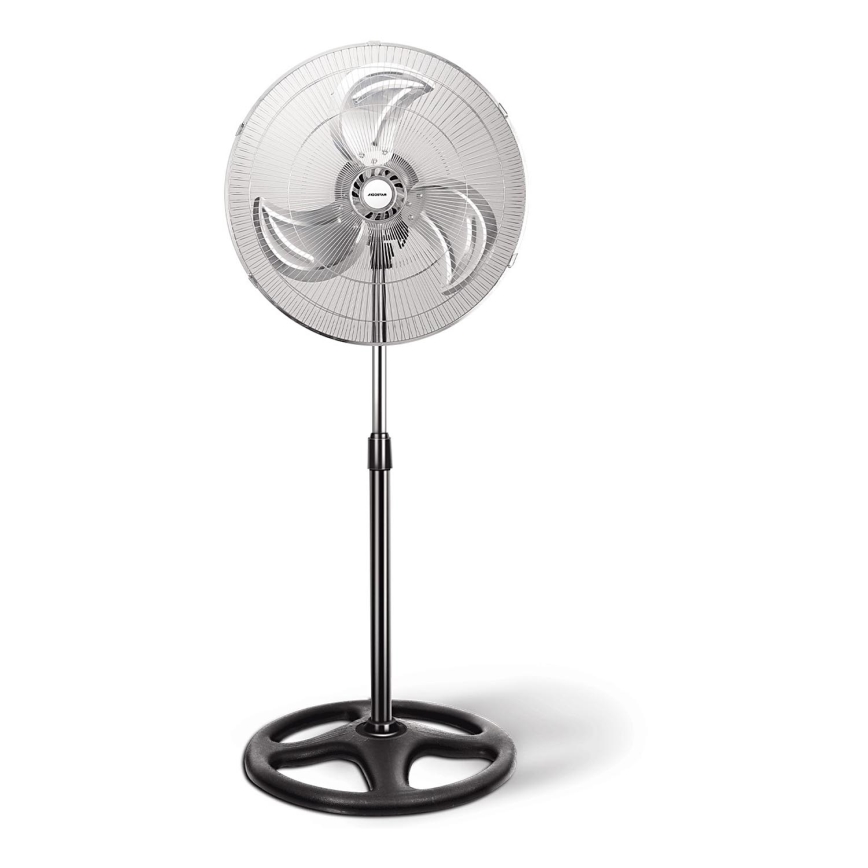 Aigostar - Wentylator podłogowy 55W/230V chrom błyszczący/czarny