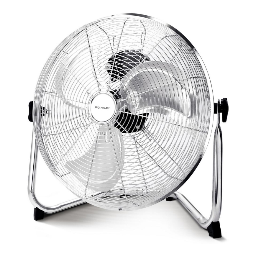 Aigostar - Wentylator podłogowy 60W/230V 44,5 cm chrom błyszczący