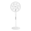 Aigostar - Wentylator podłogowy 60W/230V biały