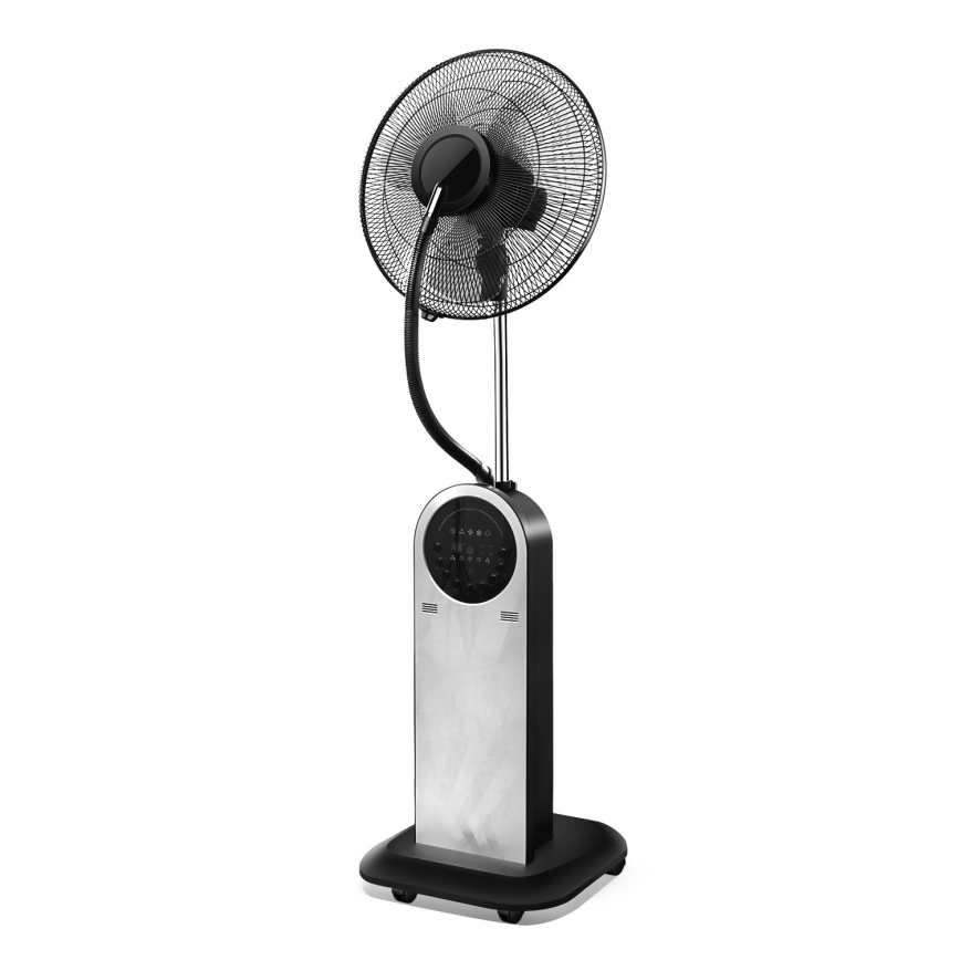Aigostar - Wentylator podłogowy z efektem mgły MIST 95W/230V + pilot zdalnego sterowania