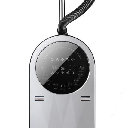 Aigostar - Wentylator podłogowy z efektem mgły MIST 95W/230V + pilot zdalnego sterowania