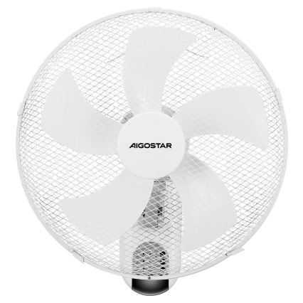 Aigostar -  Wentylator ścienny 45W/230V biały + pilot zdalnego sterowania