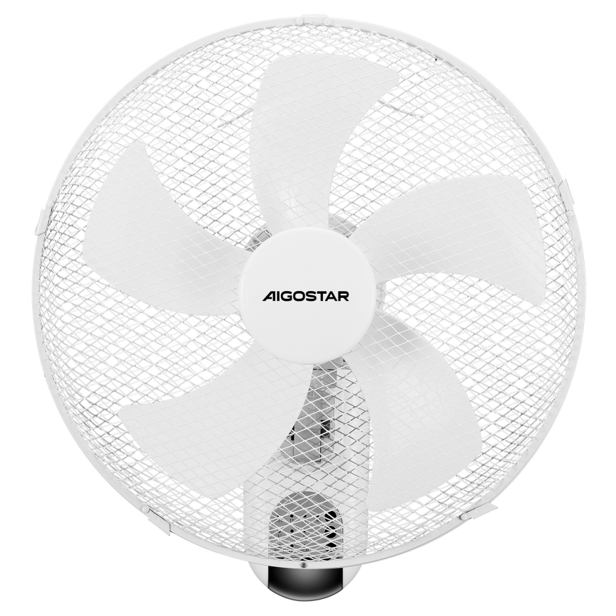 Aigostar -  Wentylator ścienny 45W/230V biały + pilot zdalnego sterowania