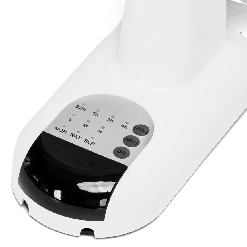Aigostar -  Wentylator ścienny 45W/230V biały + pilot zdalnego sterowania