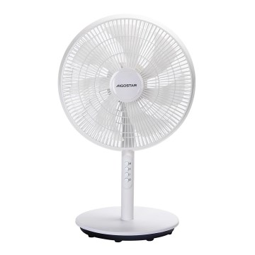Aigostar - Wentylator stojący 45W/230V 110 cm biały