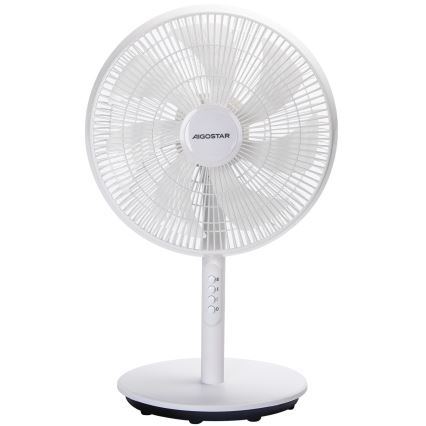 Aigostar - Wentylator stojący 45W/230V 110 cm biały