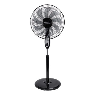 Aigostar - Wentylator stojący 55W/230V 130 cm czarny + z pilotem