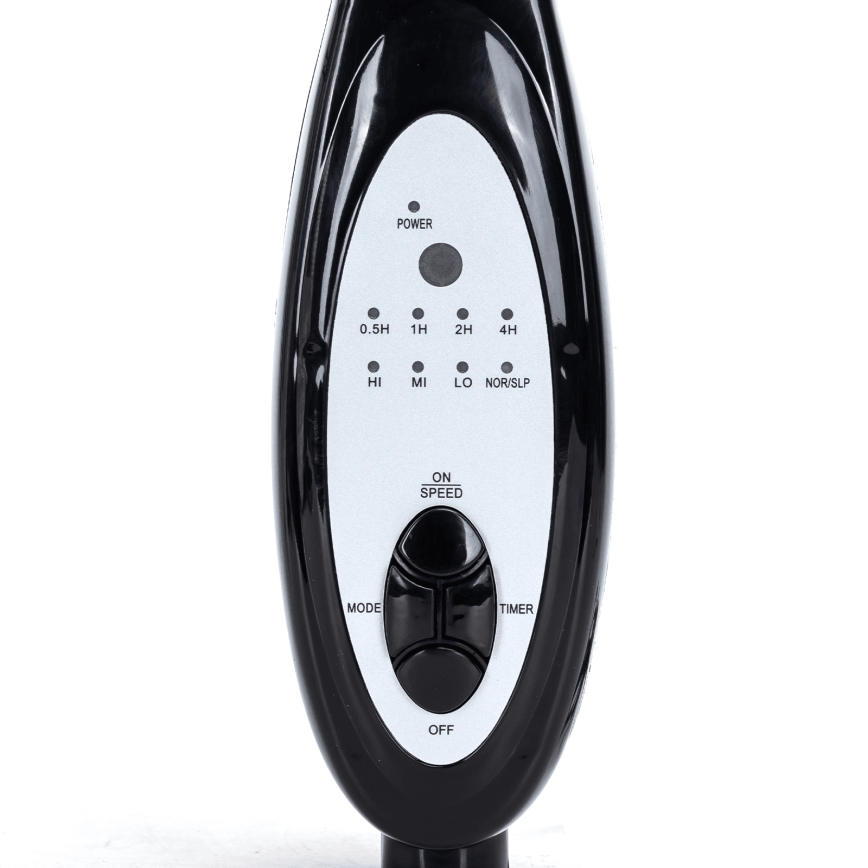Aigostar - Wentylator stojący 55W/230V 130 cm czarny + pilot zdalnego sterowania