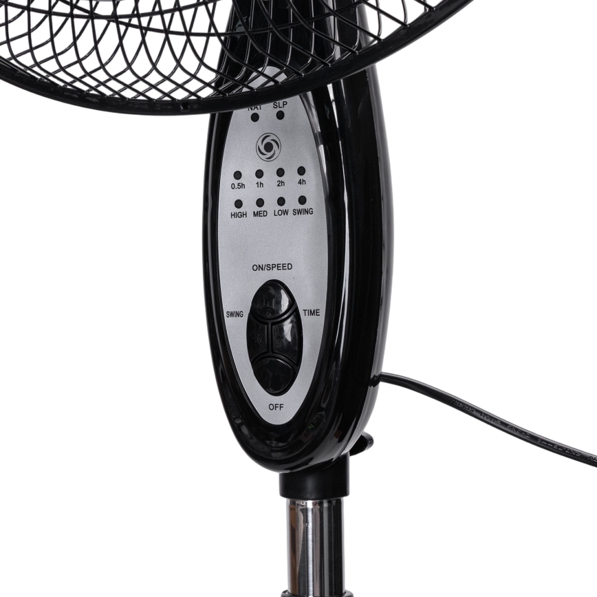 Aigostar - Wentylator stojący 60W/230V 130 cm czarny + z pilotem