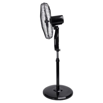 Aigostar - Wentylator stojący 60W/230V 130 cm czarny + z pilotem