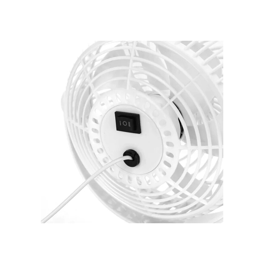 Aigostar - Wentylator stołowy 3W/5V biały