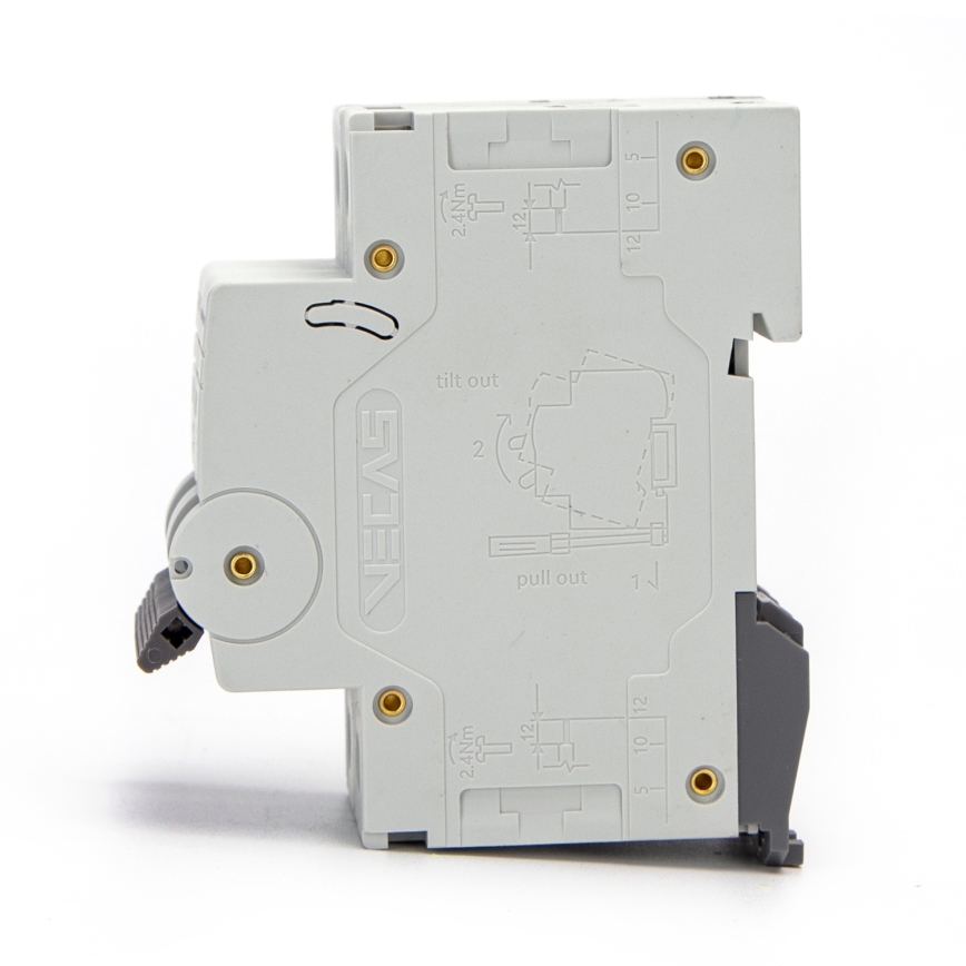 Aigostar - Wyłącznik nadprądowy 2-biegunowy 2P-50A-C 230-400V