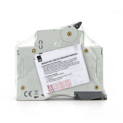 Aigostar - Wyłącznik nadprądowy 2-biegunowy 2P-50A-C 230-400V