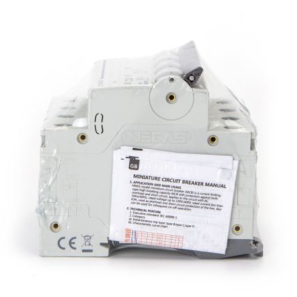 Aigostar - Wyłącznik nadprądowy 4-biegunowy 4P-25A-C 400V