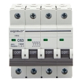 Aigostar - Wyłącznik nadprądowy 4-biegunowy 4P-63A-C 400V