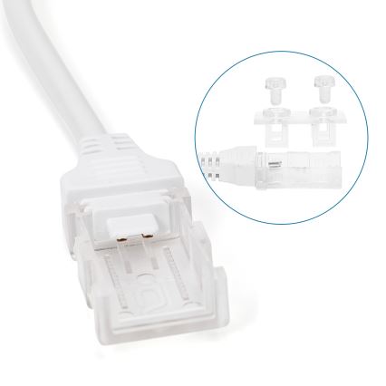 Aigostar - Zasilacz do taśm LED 10 mm 600W/230V biały