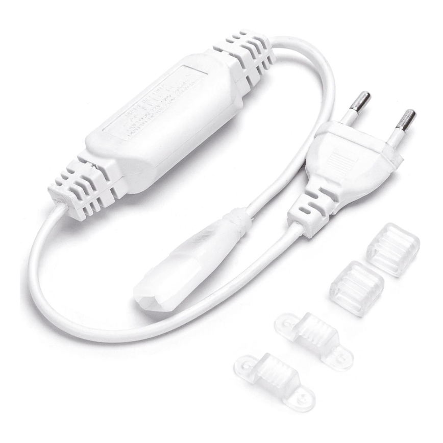 Aigostar - Zasilacz do taśm LED 8 mm 400W/230V biały