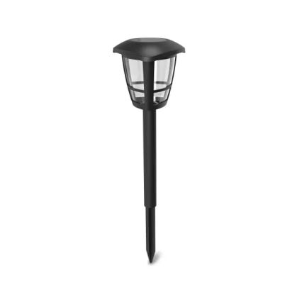 Aigostar - ZESTAW 12 lamp solarnych LED/0,06W/2V 33,8 cm 6500K 100 mAh IP44 czarny