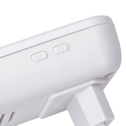 Aigostar - ZESTAW 2x Dzwonek bezprzewodowy do kontaktu 230V/12V IP44 biały/czarny