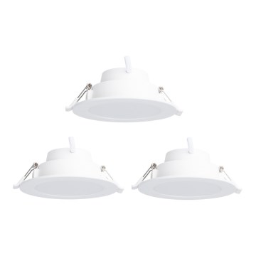 Aigostar - ZESTAW 3 x LED RGBW Ściemnialna oprawa wpuszczana MESH LED/6W/230V 2700K-6500K pr.11,5cm