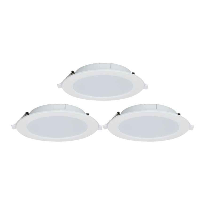 Aigostar - ZESTAW 3x LED Oprawa wpuszczana ściemnialna MESH LED/9W/230V 2700K-6500K śr. 14,5 cm