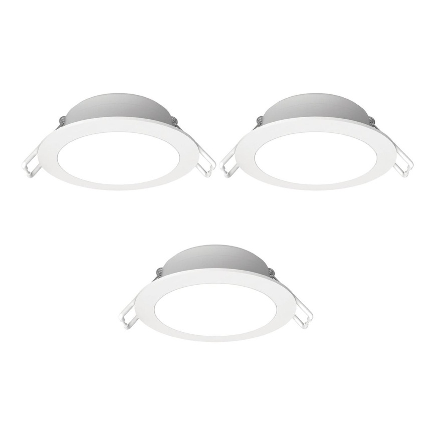 Aigostar - ZESTAW 3x LED Oprawa wpuszczana zewnętrzna LED/4,8W/230V 4000K IP65 biała
