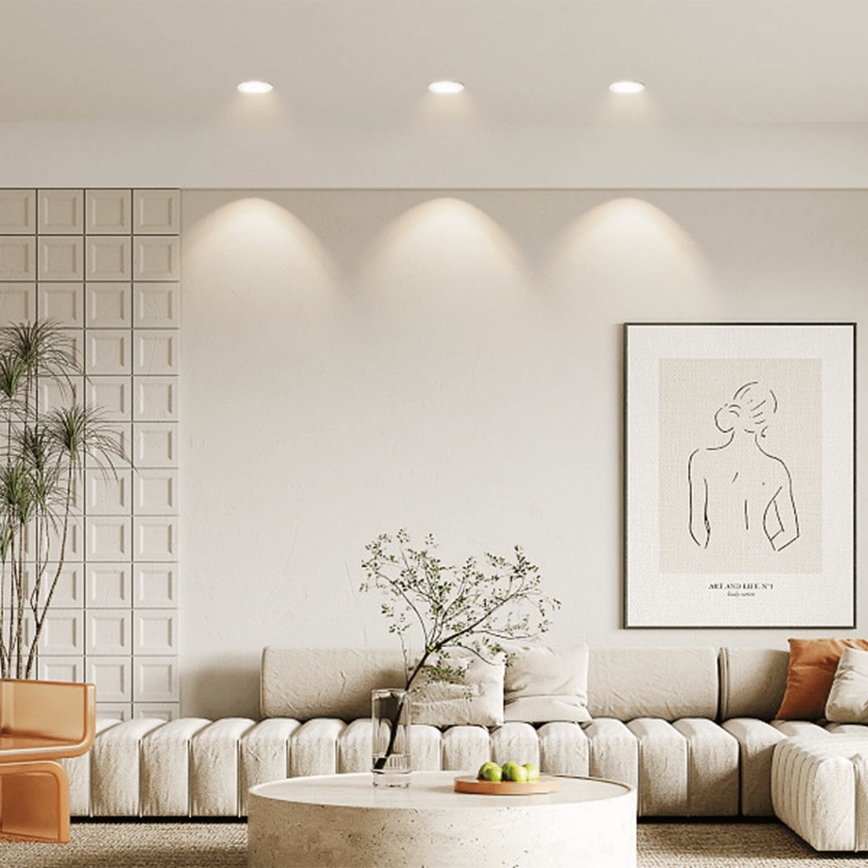 Aigostar - ZESTAW 3x LED Oprawa wpuszczana zewnętrzna LED/4,8W/230V 4000K IP65 biała
