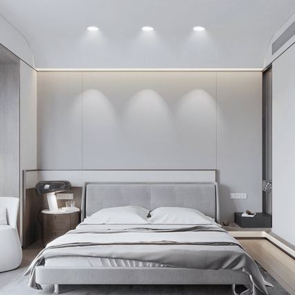 Aigostar - ZESTAW 3x LED Oprawa wpuszczana zewnętrzna LED/4,8W/230V 6500K IP65 czarna
