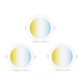 Aigostar - ZESTAW 3x LED Regulowane oświetlenie sufitowe MESH LED/6W/230V 2700K-6500K śr. 11,5 cm