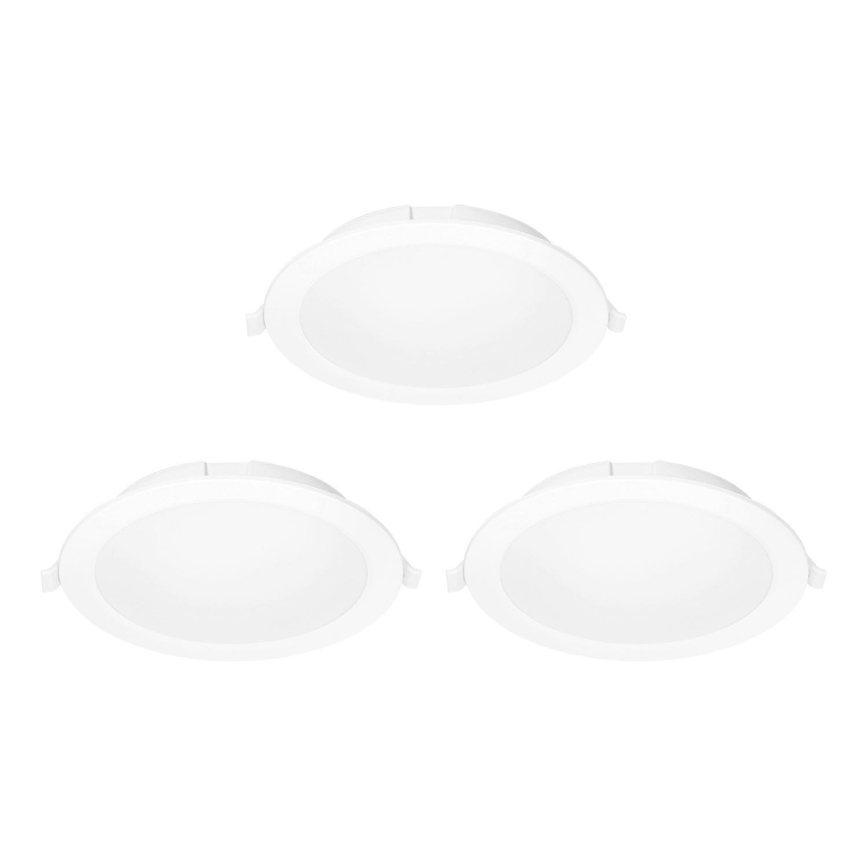 Aigostar - ZESTAW 3x LED RGB Ściemnialna oprawa wpuszczana MESH LED/15W/230V 2700K-6500K śr. 17cm